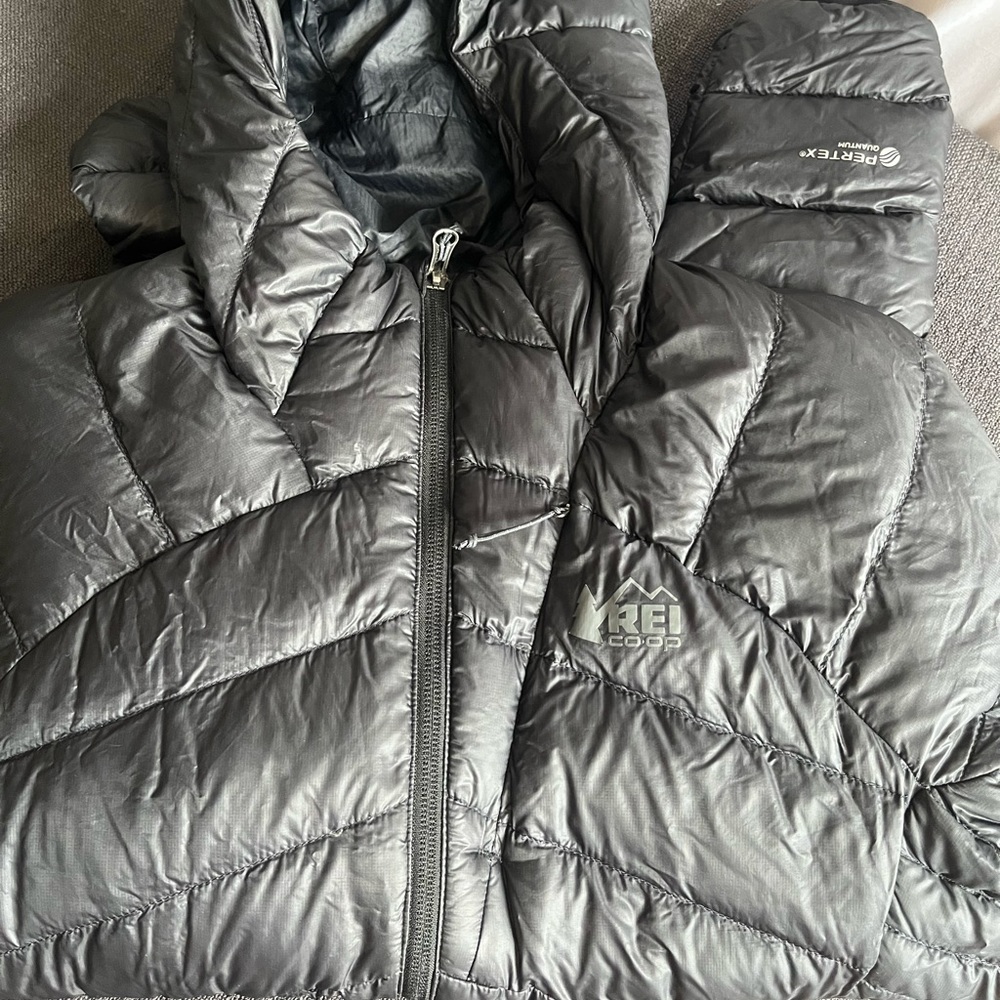 REI Black Down Puffer Co-op Jacket
